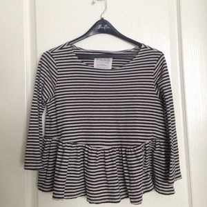 Free People We The Free A Line Peplum Tee