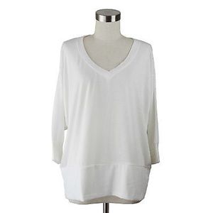 Oversize V-Neck Sweatshirt