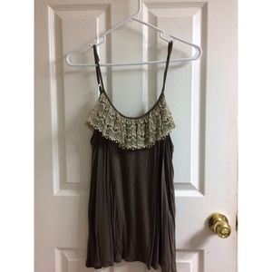 ❌SOLD❌Lace Tank Top