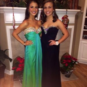 Green/Blue dress size 0 to 2