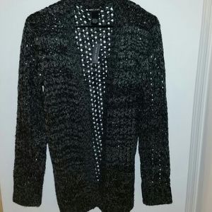 NWT Wet Seal open stitch cardi sweater in size L