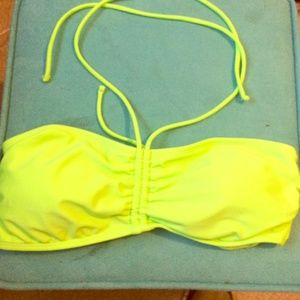 Lime green bikini top!