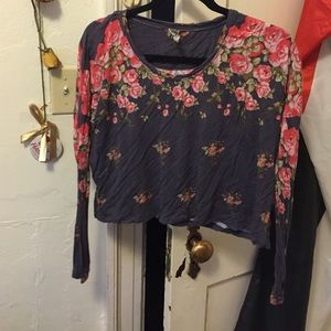 Boxy floral tee