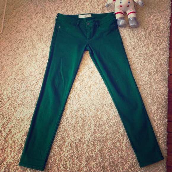 Oil green Jean