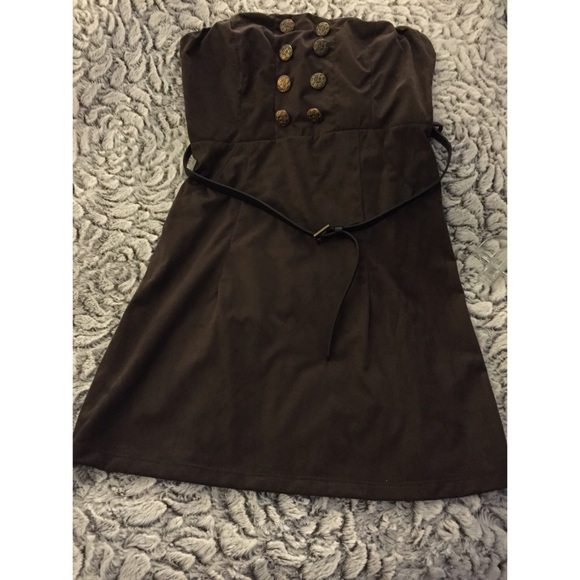 Brown long  tube top