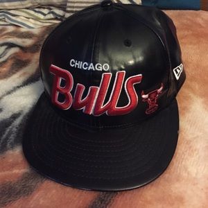 Chicago Bulls leather hat never worn bran new