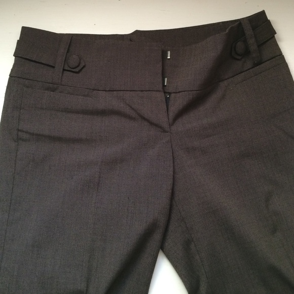F21 dark brown dress pants S