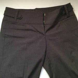 F21 dark brown dress pants S