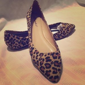 ️NWOT leopard flats