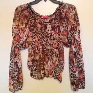 Sheer top - NWOT