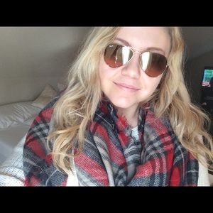 RAY-BAN Aviators! Pinkish Lens!