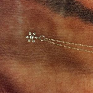 Snow flake necklace