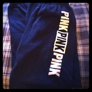 VS PINK navy blue skinny pants