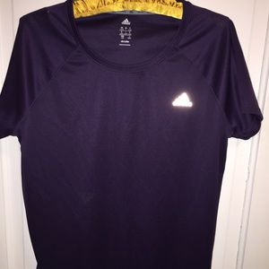 Adidas Purple ClimaLite Shirt