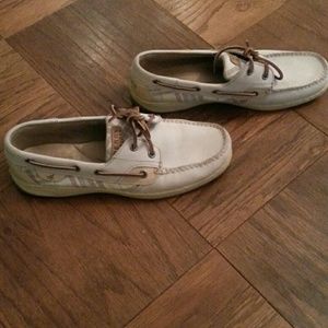 Light Blue Sperrys size 10