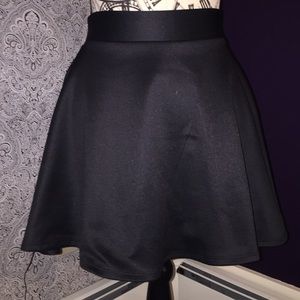 Black circle skirt
