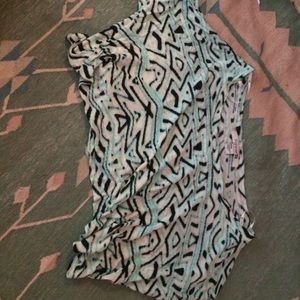 Tribal Print Forever 21 crop top