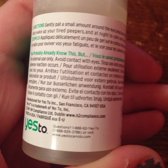 Yes to cucumbers soothing eye gel - Picture 3 of 4