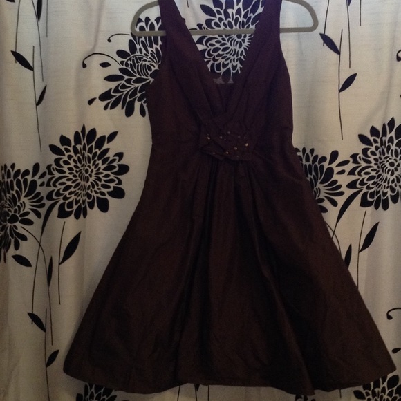 BCBG Mahogany silk dress