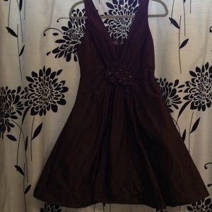 BCBG Mahogany silk dress