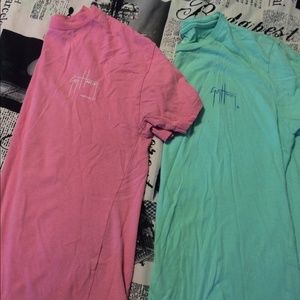 2 Guy Harvey shirts