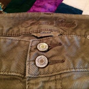 Tan Corduroy Pants by AE