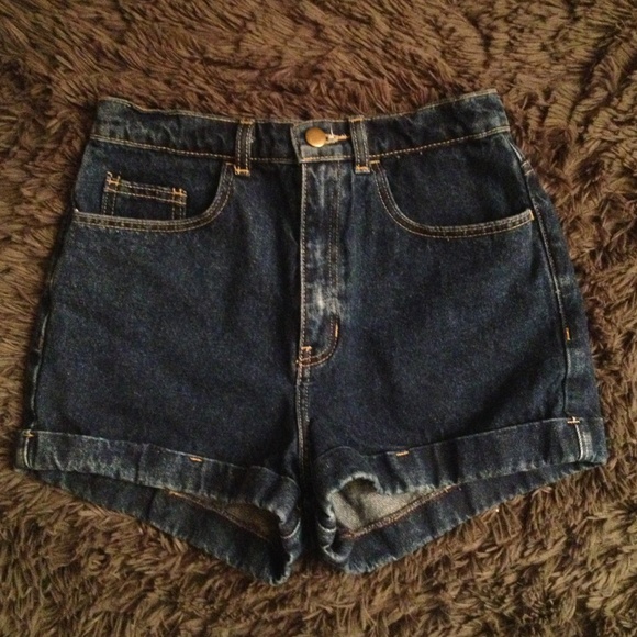 American Apparel High Waist Shorts