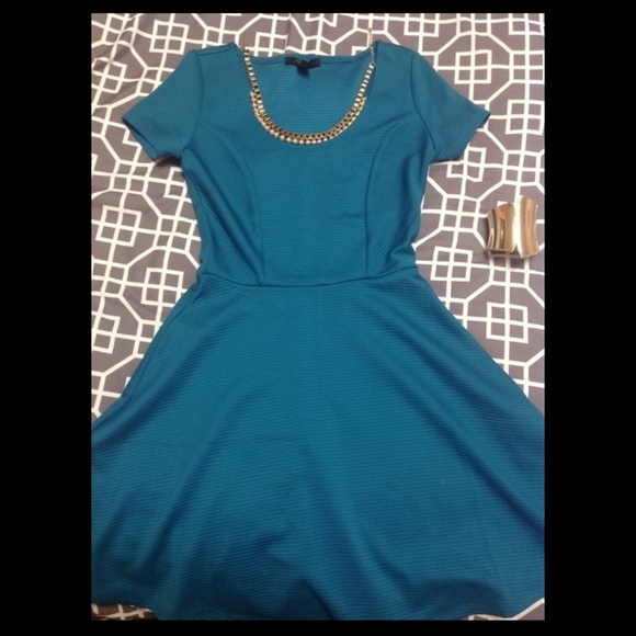 Blue Mini Dress