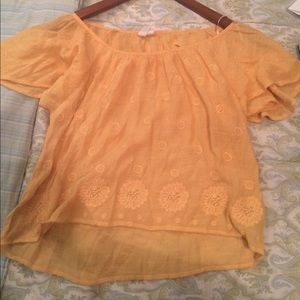 Yellow Classic flow shirt
