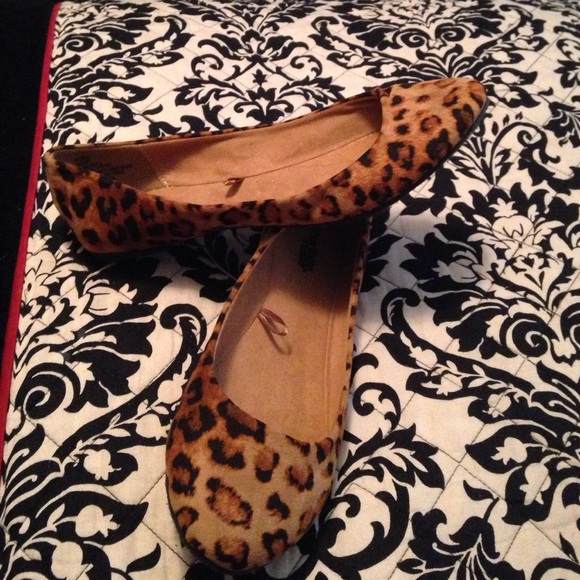 Charlotte Russe Cheetah print flats