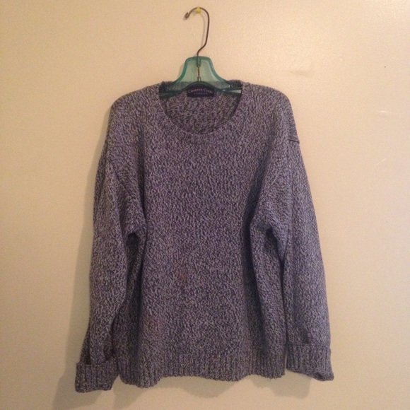 GREY OVERSIZED VINTAGE SWEATER