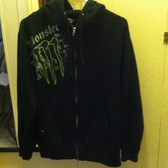 Monster zip up jacket
