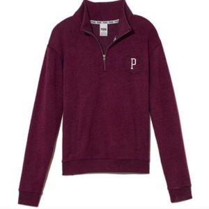 LOOKING FOR PINK MAROON HALF ZIP