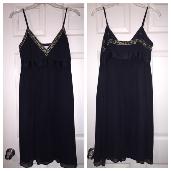 Banana Republic silk baby doll dress