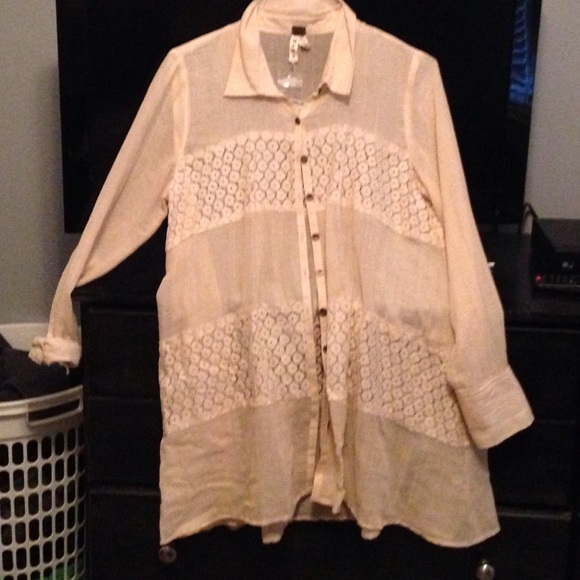 Free people sheer top