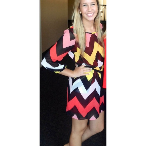 Casual Chevron Dress