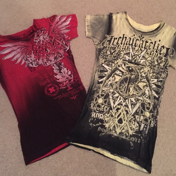 ‼️BUNDLE‼️ 2 Archair Affliction shirts