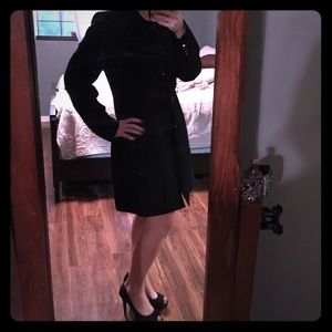 Black trench coat