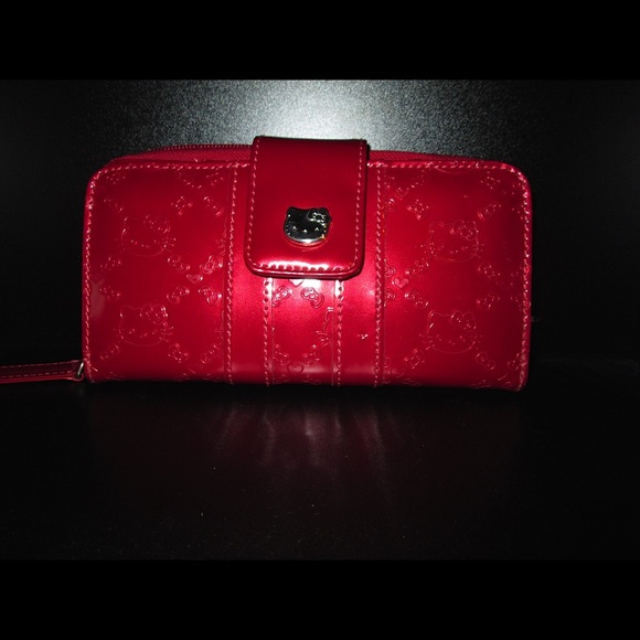 Hello Kitty Clutches & Wallets - Hello kitty embossed wallet
