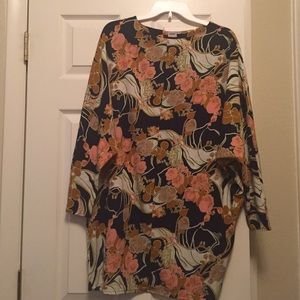 Asos Oriental Print Shift Dress