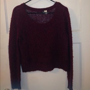 Burgandy top