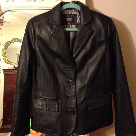 Leather jacket