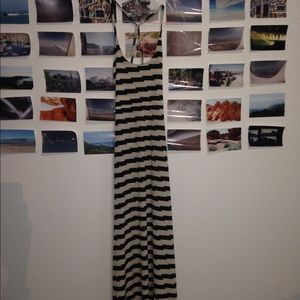 Striped maxi dress