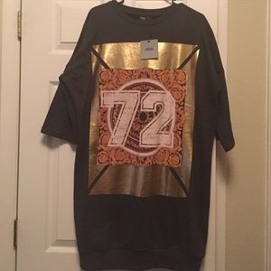 Asos Oversized sweatshirt dress