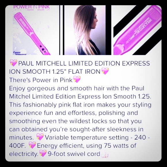 💖PAUL MITCHELL LIMITED EDITION 1.25 FLAT IRON 💇