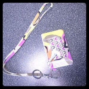Vera Bradley Lanyard in Portobello Road
