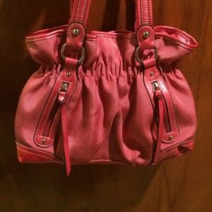 Never used raspberry colored Clarks metro purse