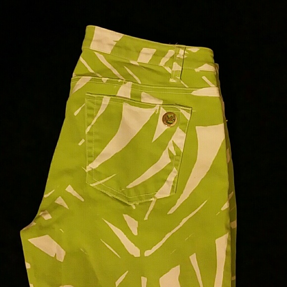 Green and white M KORS Jeans - Picture 2 of 3