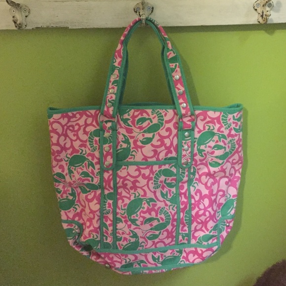 L.L. bean crab and lobster tote! NWOT