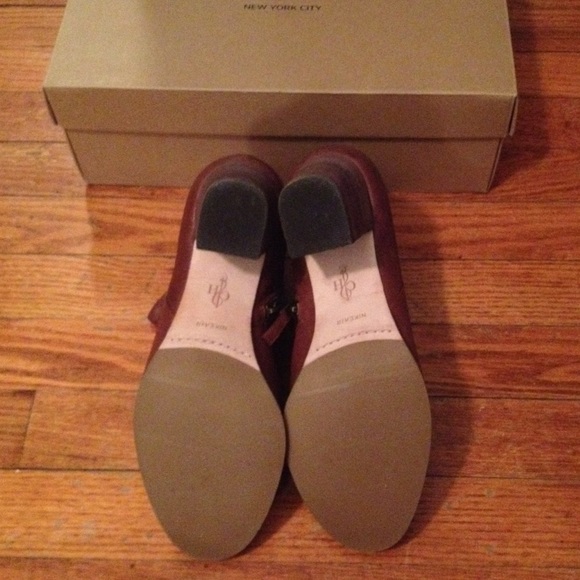 Cole Haan Leather Cognac Booties - Picture 4 of 4